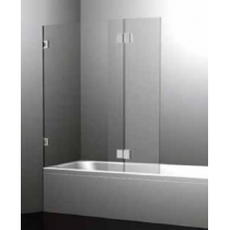 Chrome Frameless Fixed & Swing Bath Screen